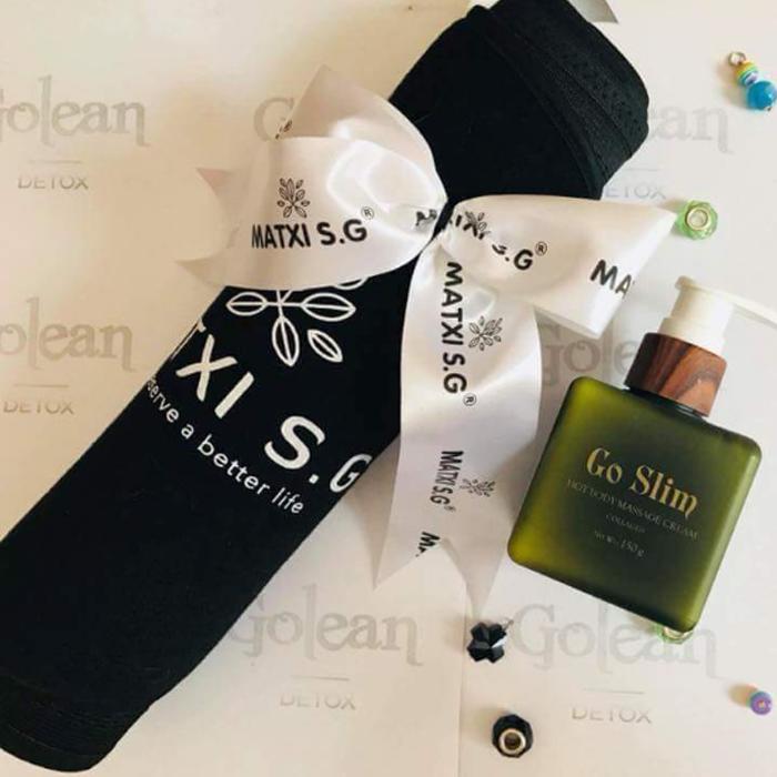 [HCM]Kem tan mỡ Goslim + Đai nịt bụng