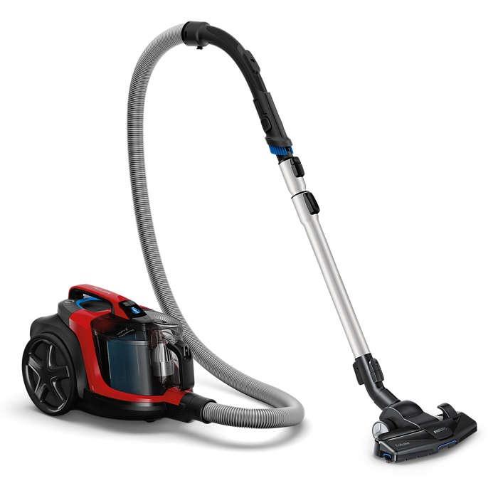 Máy hút bụi philips không túi fc9728/01 2000w thu gom và chặn lại 99,9% các hạt bụi, bộ lọc allergy h13 bảo hành toàn quốc - cam kết hàng chính hãng