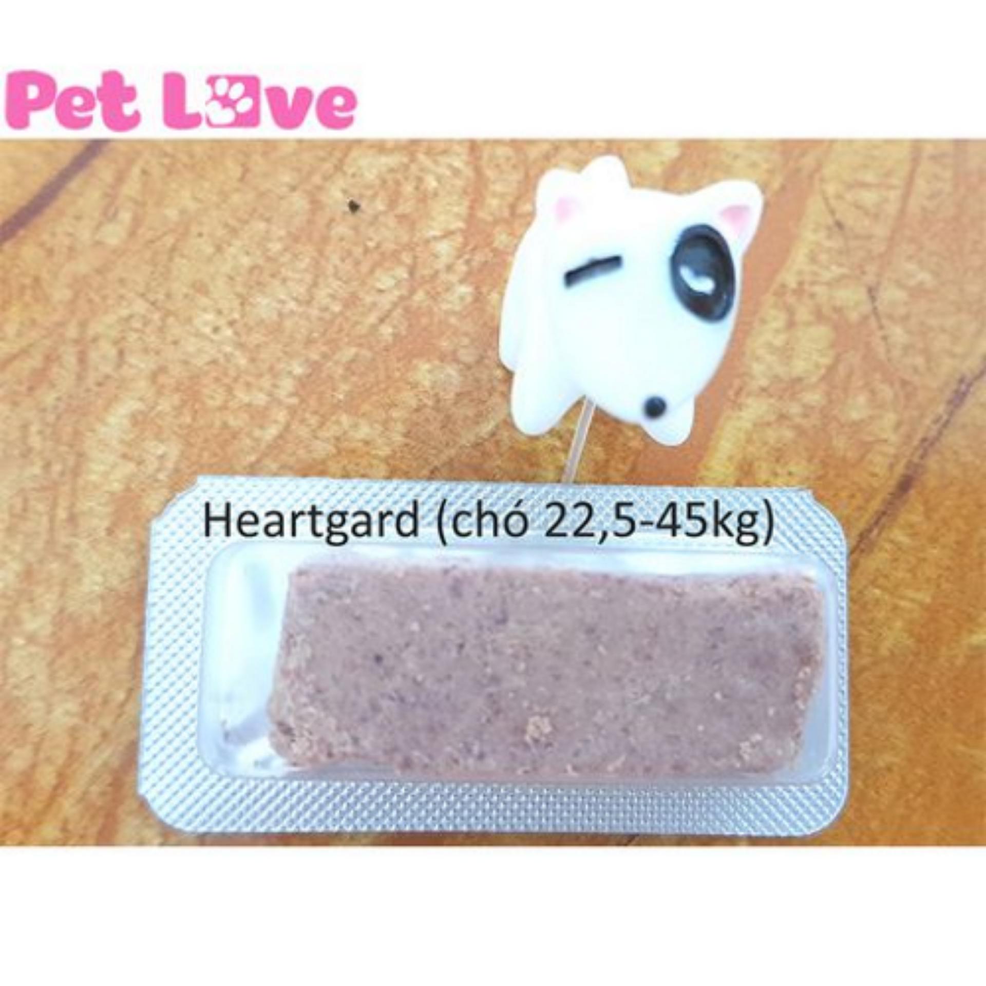 1 viên Heartgard phòng giun tim, giun đũa, giun móc