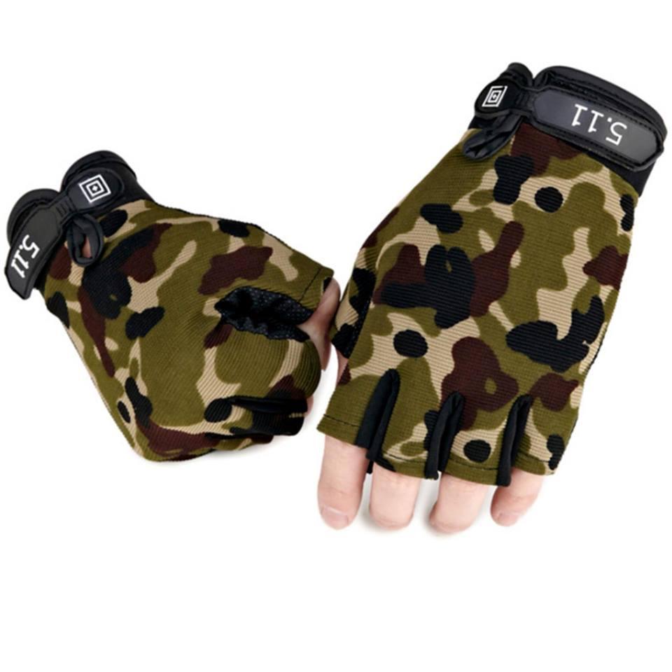 Găng tay ngón cụt 511 Màu lính