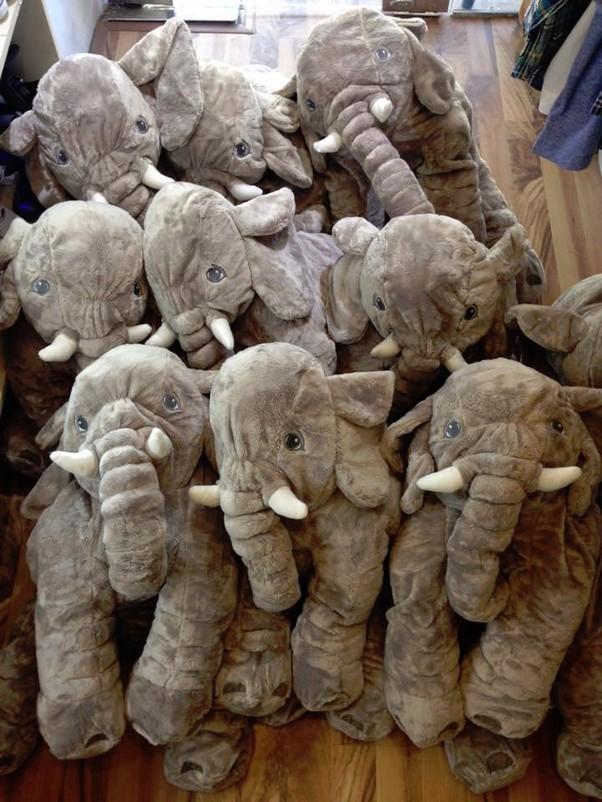 Voi bông IKEA đáng yêu cho bé