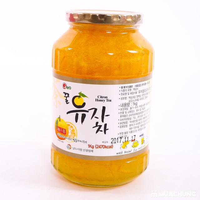 Mật ong chanh đào Hàn Quốc hũ 1kg