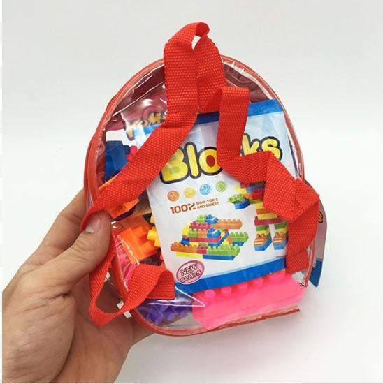 Ba lô chứa xếp hình bằng nhựa Blocks