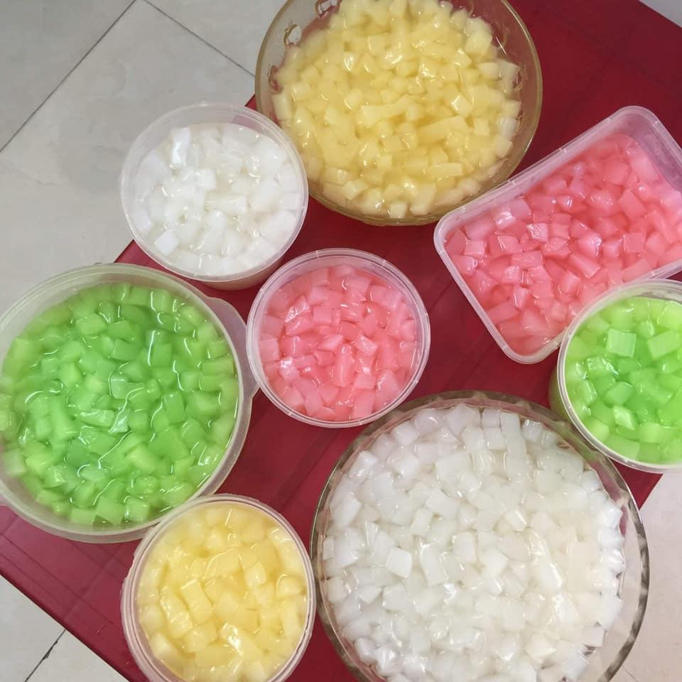 Thạch dừa viên dùng làm thạch trà sữa (2kg )
