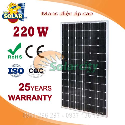 PIN NĂNG LƯỢNG MẶT TRỜI MONO 200W-45V