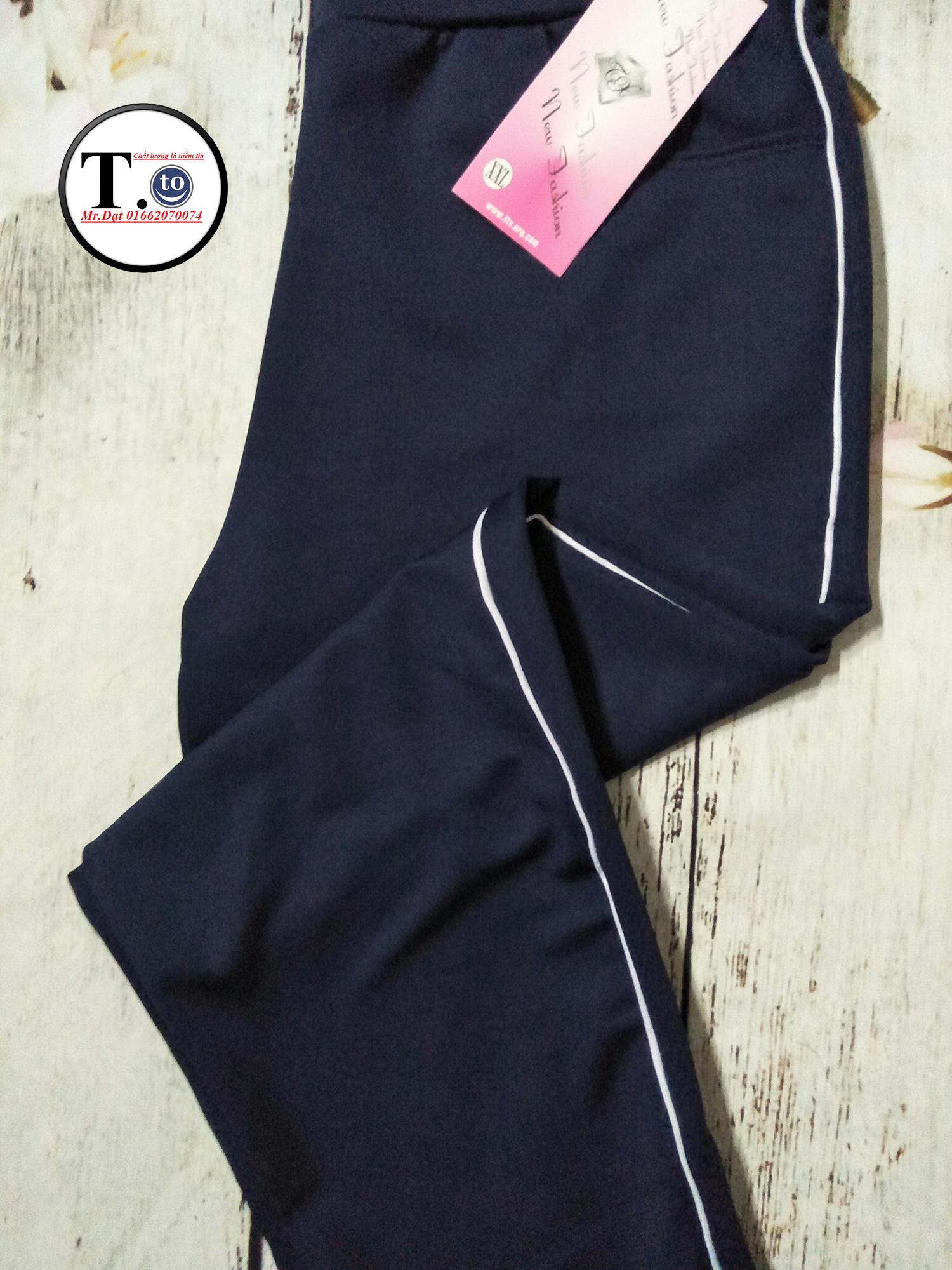 [HCM]Quần thun nữ - legging màu ĐEN XÁM XANH ĐEN (Ôm body viền sọc TRẮNG)
