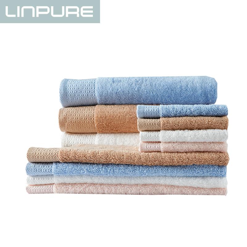 LInPURE Mềm Mại 100% Cotton Khăn Mặt Đỏ Khăn Mặt Thoải Mái Màu Xanh Đậm Xanh Khăn Tắm Duy Nhất Sản Phẩm Trắng Sicilia Áo Choàng Tắm