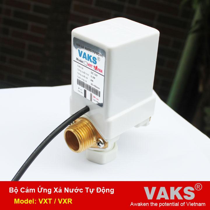 Combo 04 bộ xả nước cảm ứng tự động cho bồn tiểu nam VAKS - VXT + 01 nguồn điện 12V,5A