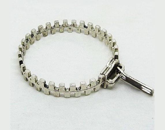 [FREESHIP MAX 15K][HCM]Lắc tay dây kéo inox LT17 (màu bạc)