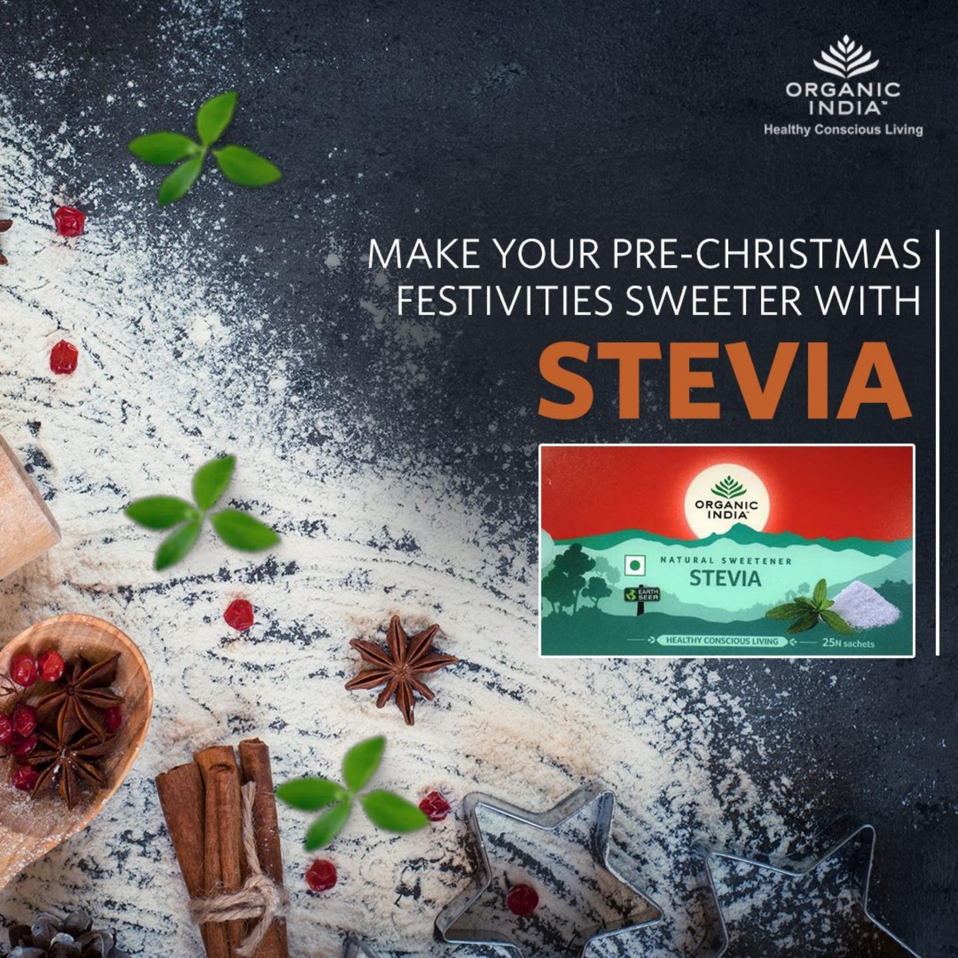 Đường cỏ ngọt Organic India Stevia - hebenastore