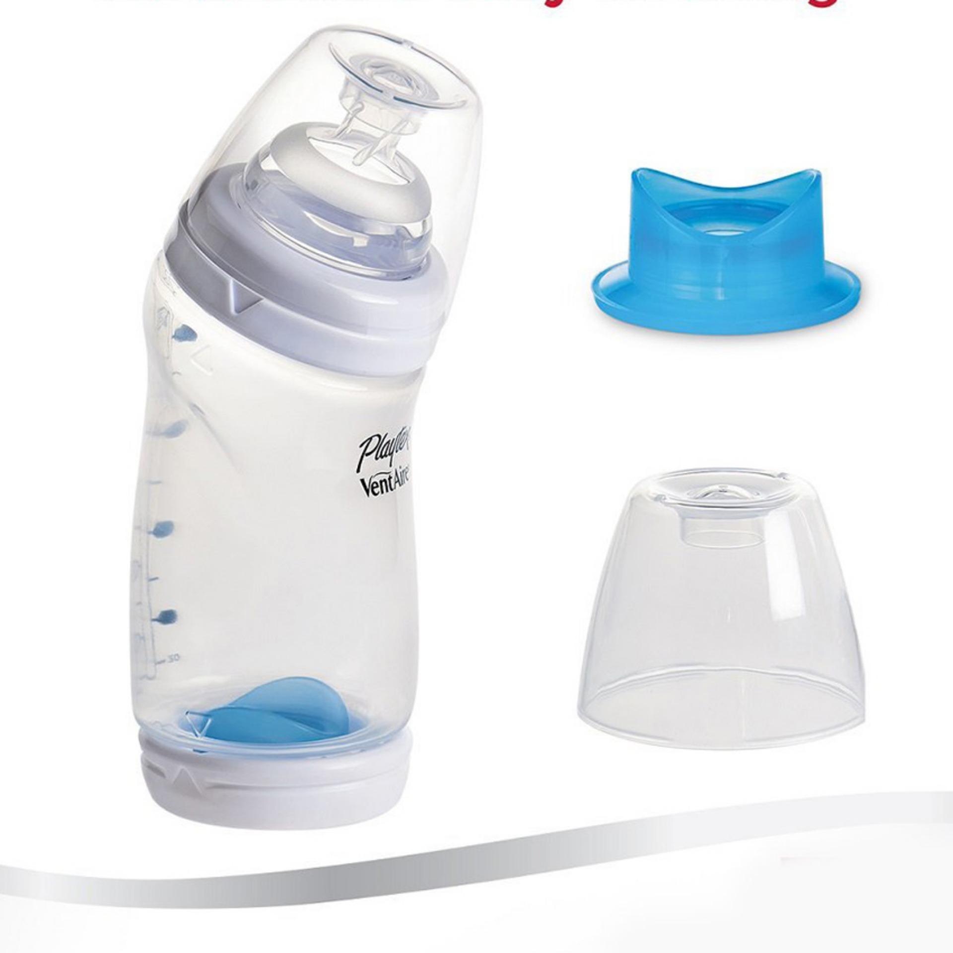 Bộ 3 Bình Sữa Playtex Nghiêng Cổ Rộng 200Ml
