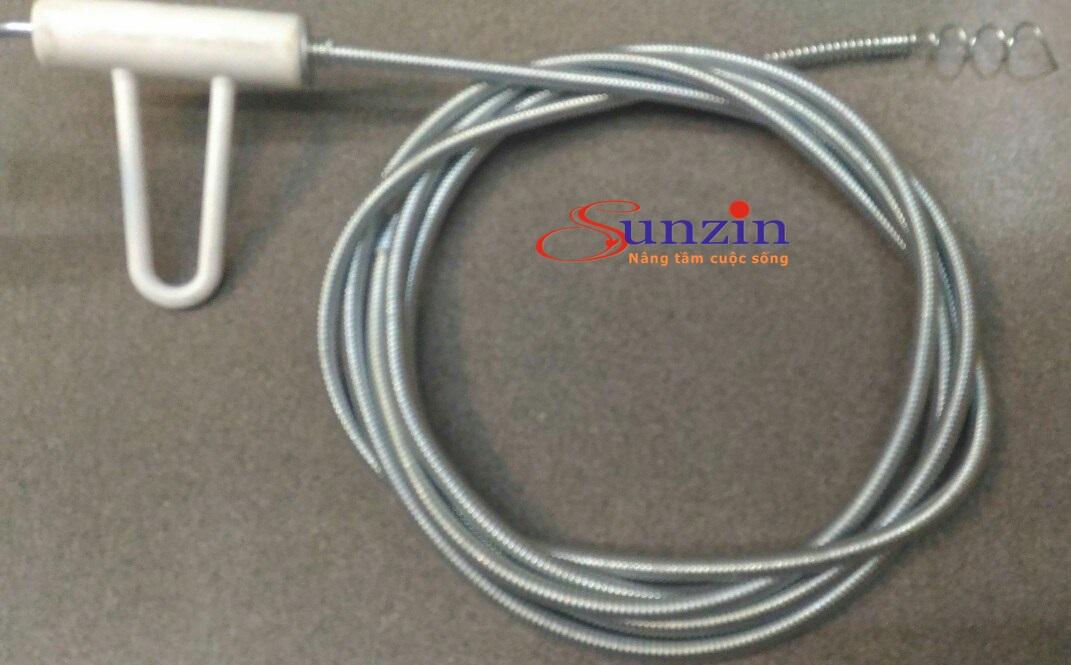Dây thông tắc cống, bể phốt, dài 3m