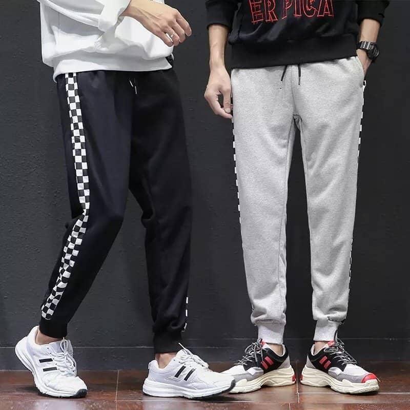 [HCM]Quần jogger caro nam nữ
