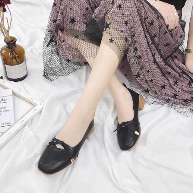Giày nơ Đốc nữ 3P siêu xinh