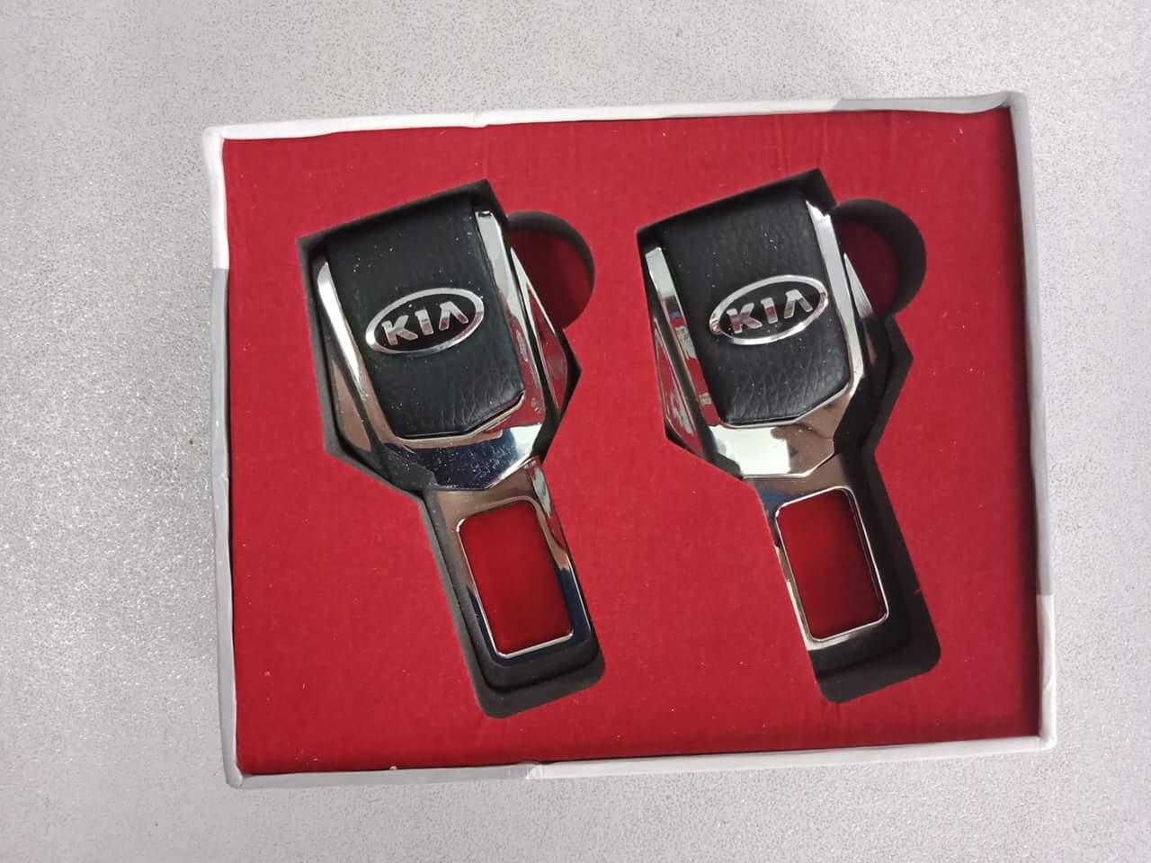 Bộ chốt cài dây an toàn logo theo xe KIA