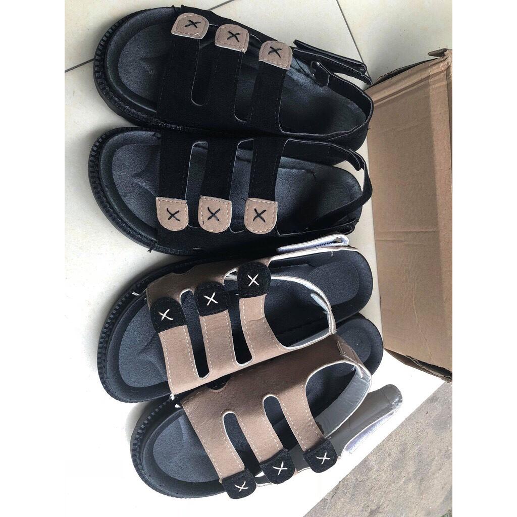 Women's Student Sandals with 3 Horizontal Straps 9Xar, Retail Product, Size0