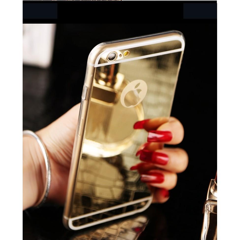 [HCM]Ốp lưng Iphone tráng gương silicon