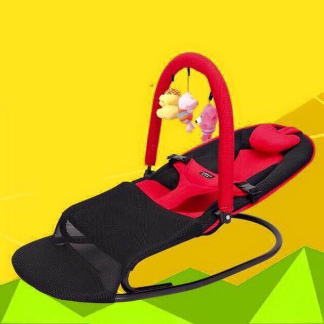 GHẾ RUNG GHẾ NHÚN TẶNG KÈM ĐỒ CHƠI CHO BÉ KHUNG DÀY CHẮC CHẮN