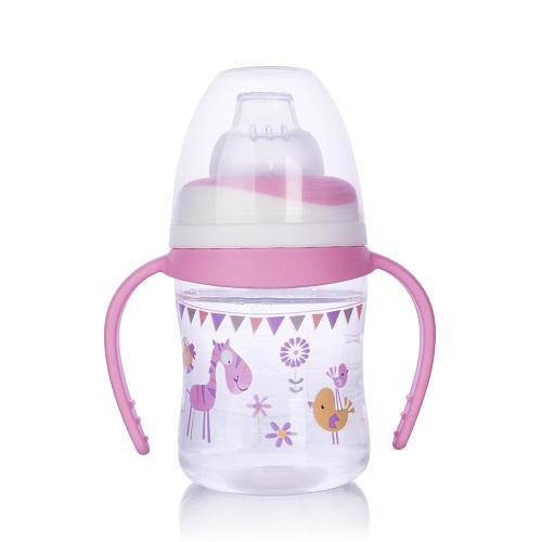 [HCM]Bình tập uống nước núm hút mềm 120ml (Made in Thailand)