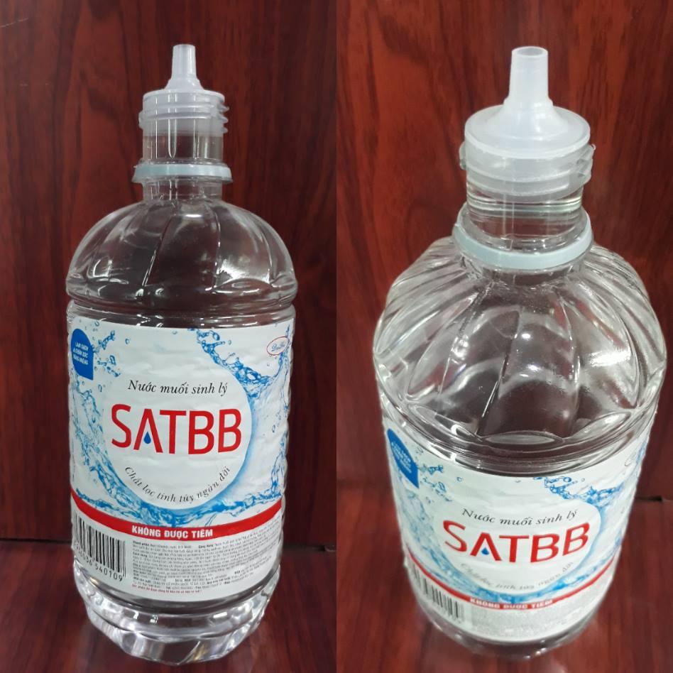 Nước muối sinh lý súc miệng rửa mặt SATBB 550ml