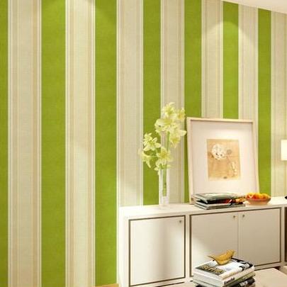 Combo 5m giấy dán tường sọc xanh lá khổ 45cm có sẵn keo