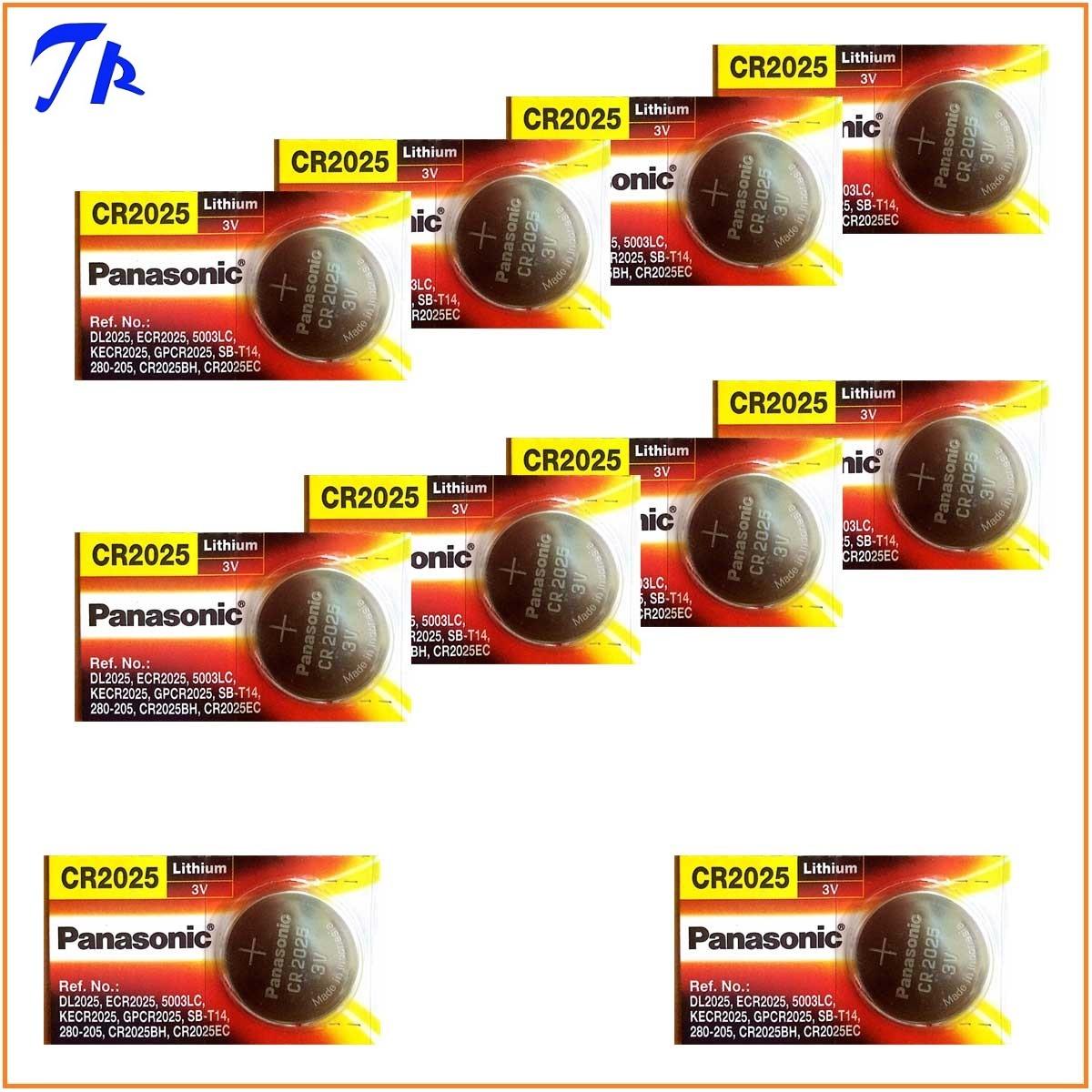 [HCM]10 viên Pin CR2025 Panasonic lithium 3V