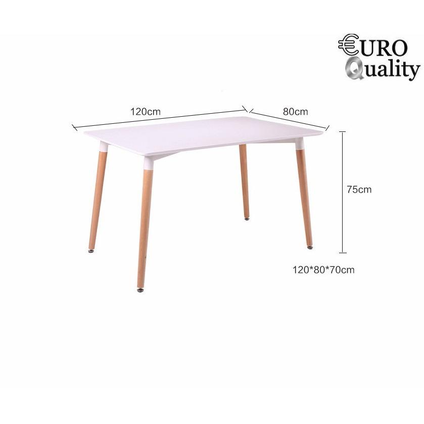 Bộ Bàn Ăn Nhập Khẩu Euro Quality 1.2m và 6 ghế