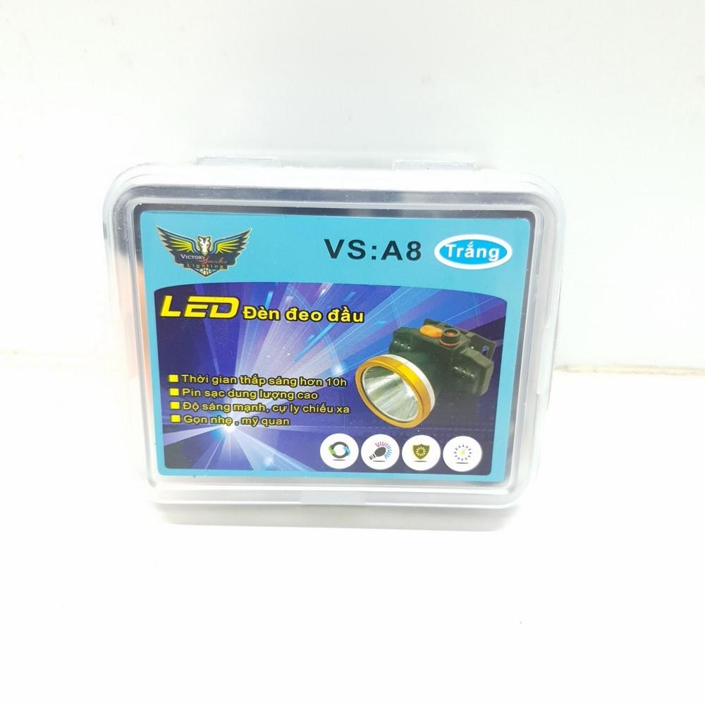 Đèn Pin LED Đeo Đầu Victory VS-A8 38W ( Bóng Trắng )