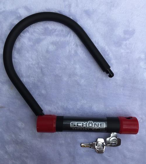 Khóa SCHONE SC-210 chữ U xe máy cao cấp ( Germany )