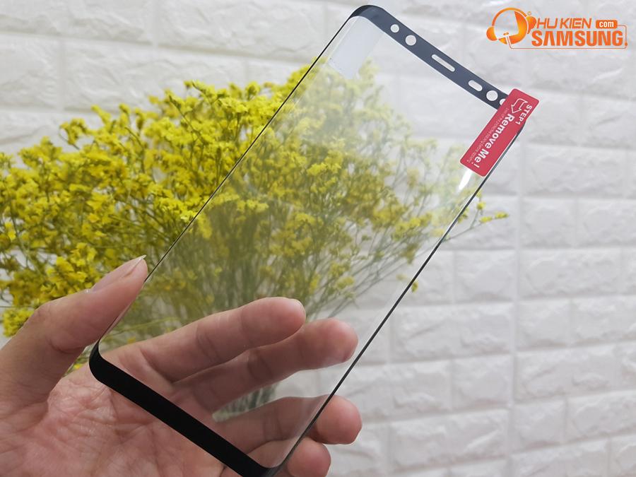 Miếng dán full màn hình Vmax cho Galaxy S8 Plus (Đen)