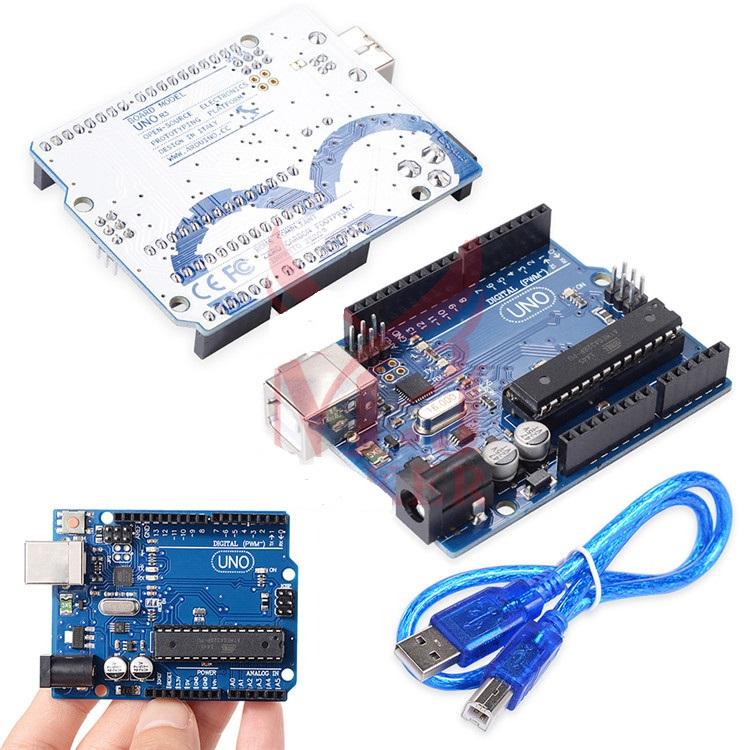 Bo mạch Arduino Uno R3 kèm cáp USB