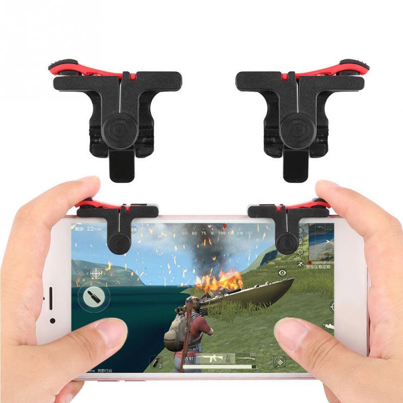 Bộ 2 nút bấm PUBG D9 chơi game mobile Tặng Nút Joystick