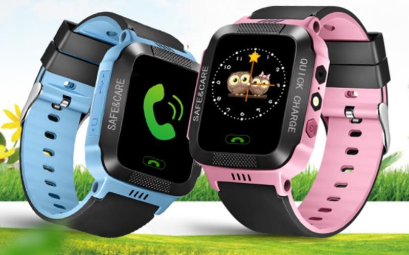 [HCM]ĐỒNG HỒ ĐỊNH VỊ GPS TRẺ EM ecoWATCH_E5 ( màu hồng )