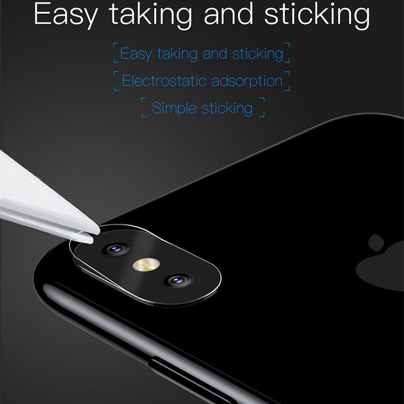 Miếng Dán Cường Lực Camera Hiệu Baseus Cho iPhone Xs Max - Trong Suốt