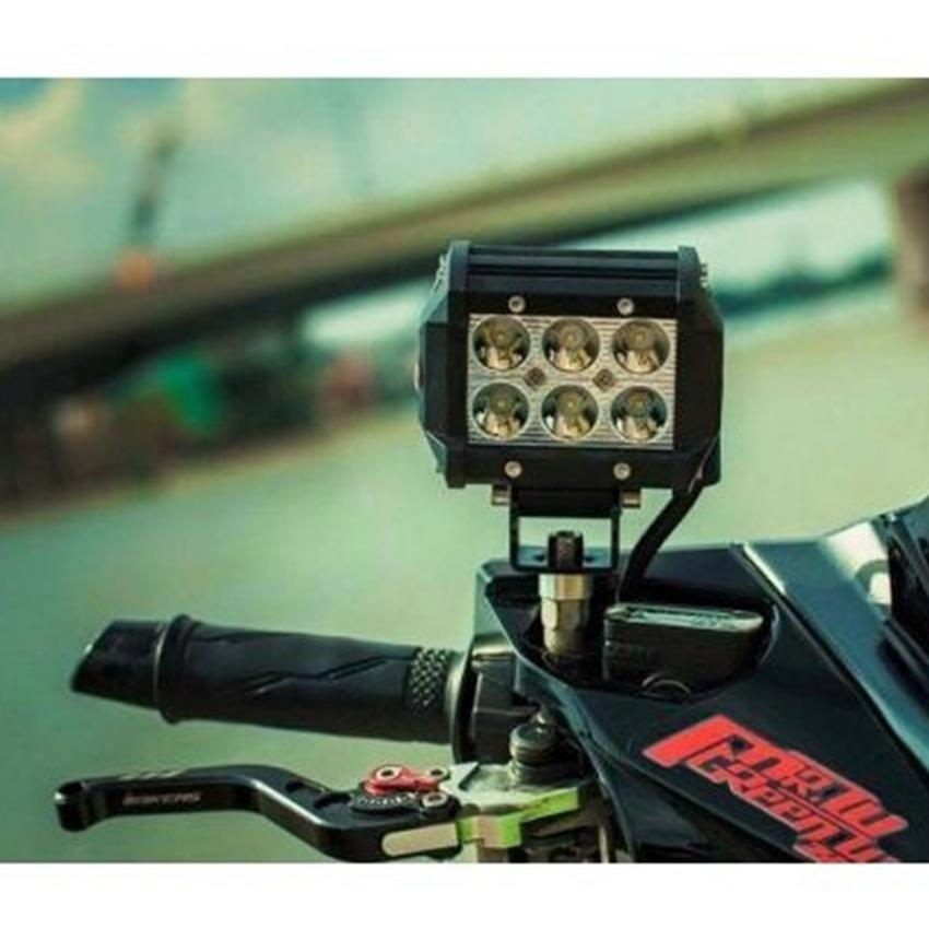 SIÊU HOT - Den led,den tro sang,den tro sang xe may,xe dien,Đèn pha led trợ sáng C6 gắn xe máy 206362