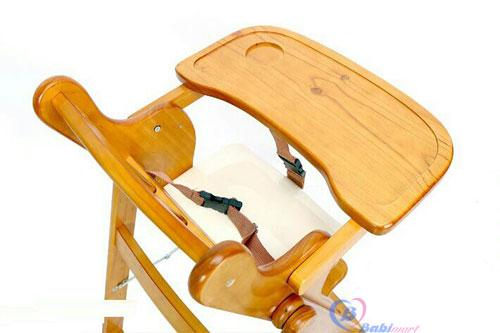 GHẾ GỖ ĂN BỘT CHO BÉ IQ TOYS GA157
