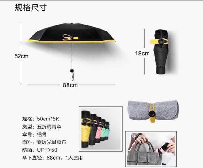 Ô gấp gọn mini siêu tiện dụng