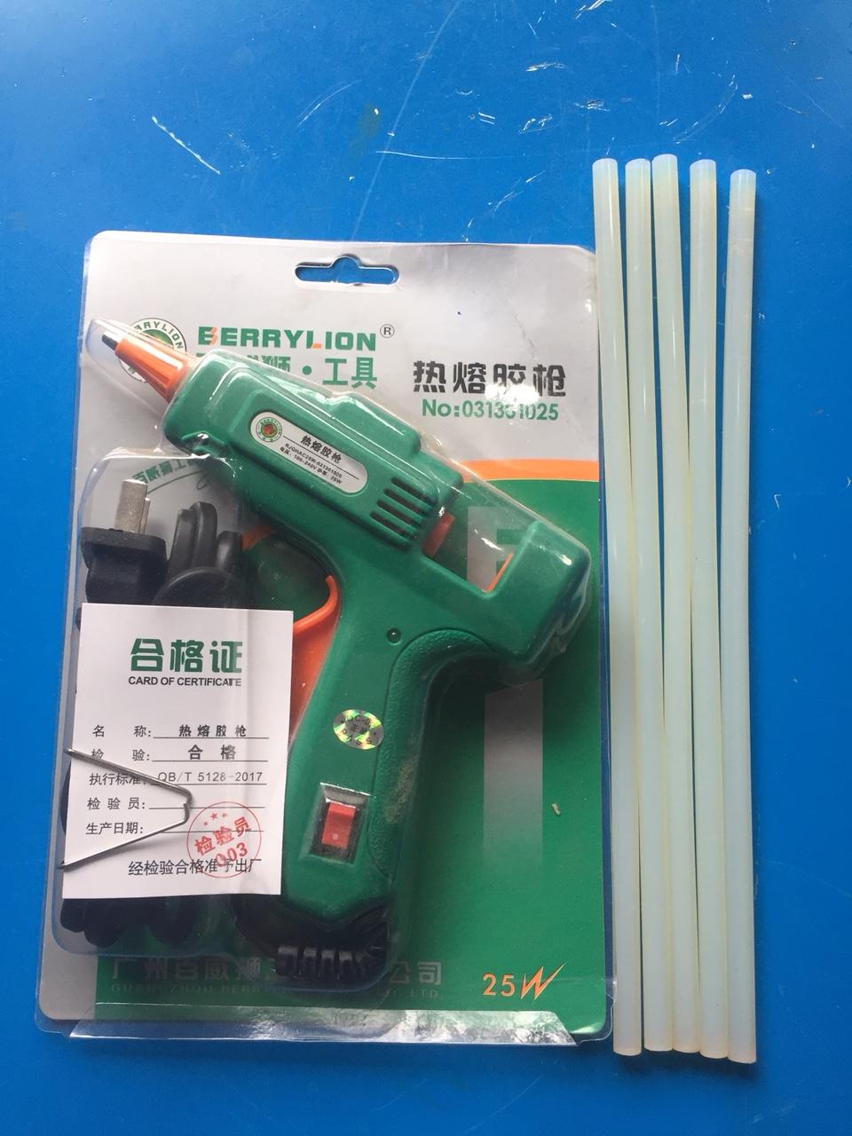 Súng bắn keo nến Berry siêu bền. súng bắn keo nến bé tặng kèm 5 cây keo nến