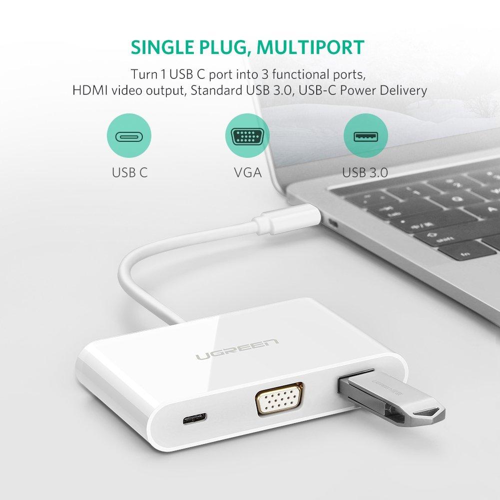 Cáp Type C to VGA Ugreen - Adapter USB Type C