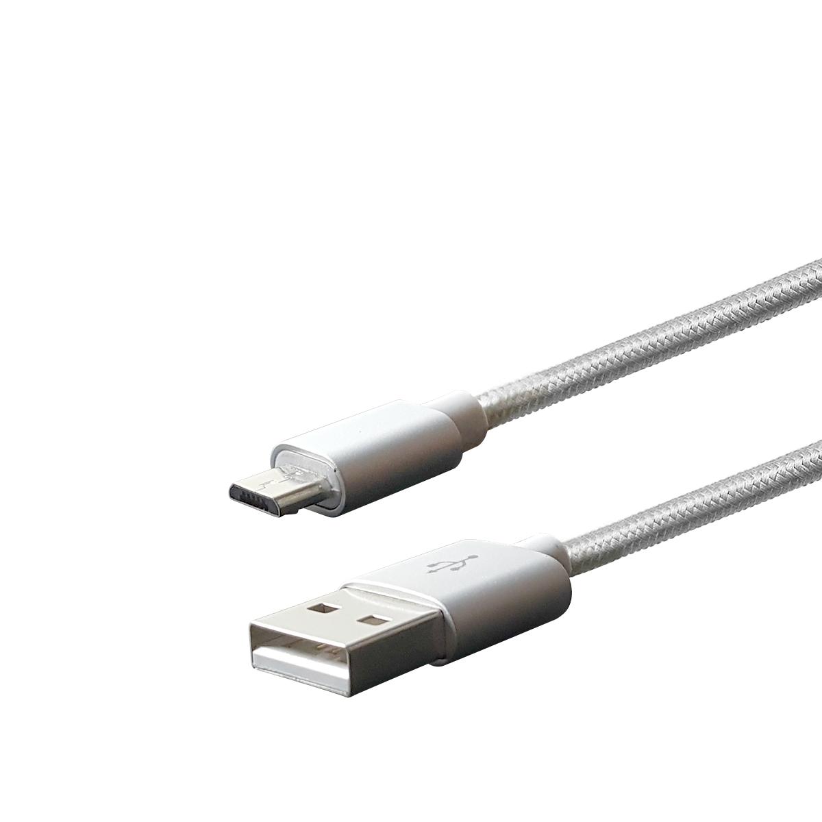 Dây cáp sạc điện thoại Tuxedo Micro USB 30cm bọc dù (Sạc nhanh, siêu bền, chống rối)