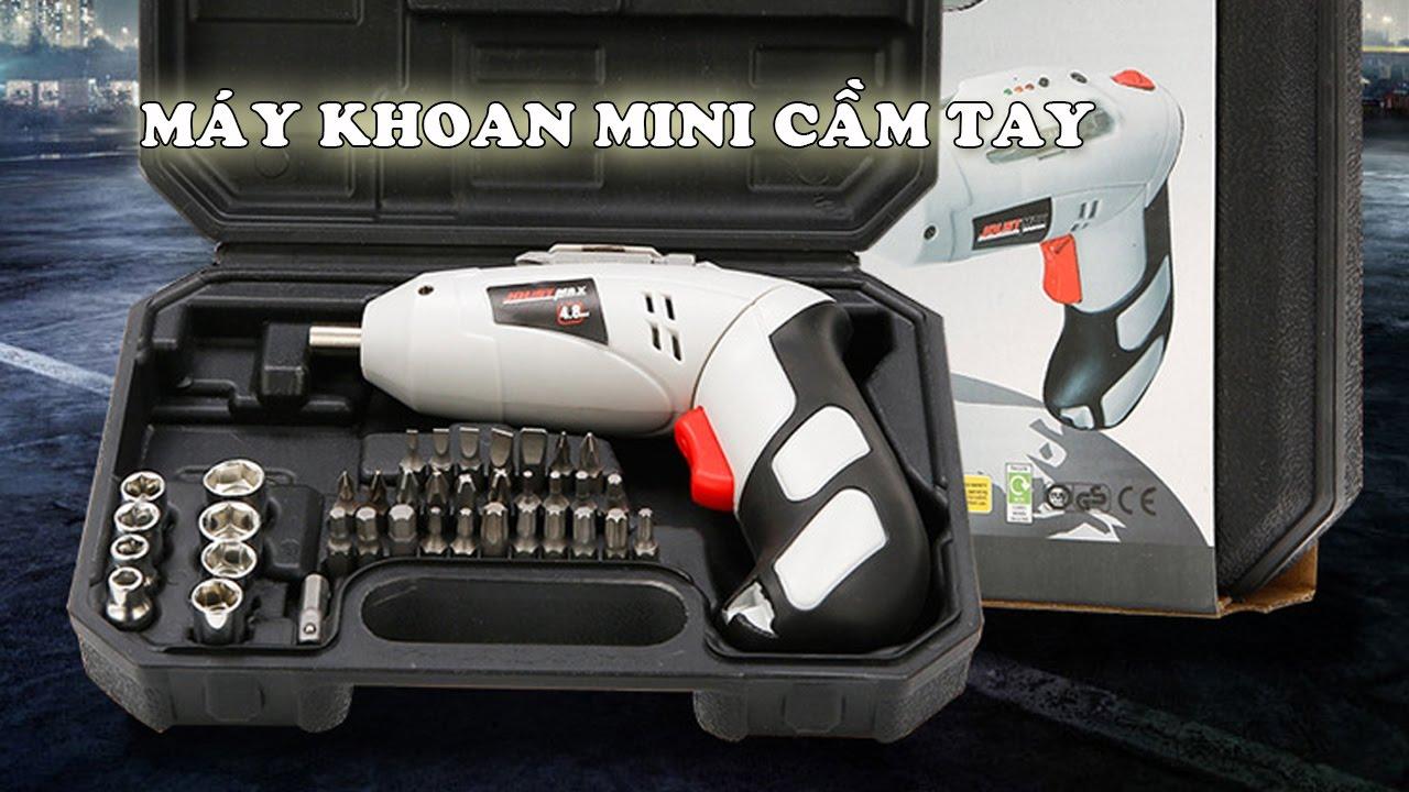 Khoang cam tay, may mai gia đình tien dung, bộ máy khoan cầm tay 45 chi tiết touye , khoan và vặn ốc, có đèn led báo hiệu , sạc pin vô cùng tiện lợi.