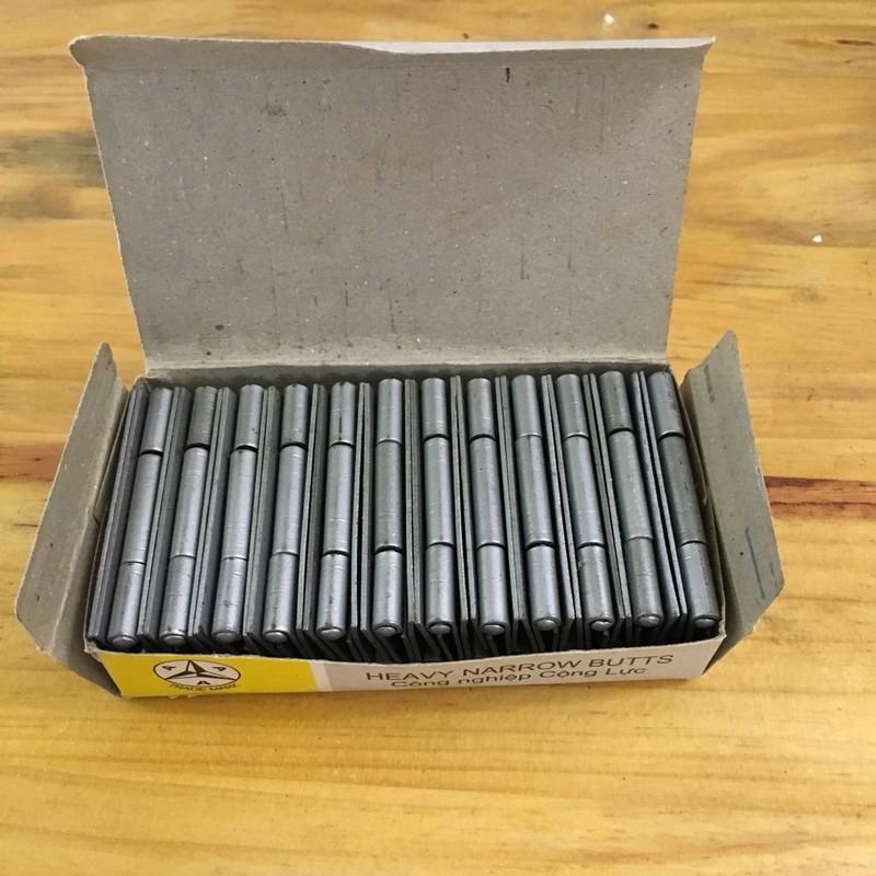 Hộp 24 Bản Lề Lá Sắt 50x2mm (Bạc)
