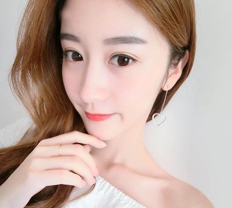 [HCM]BÔNG TAI DÀI TRÁI TIM - B0901