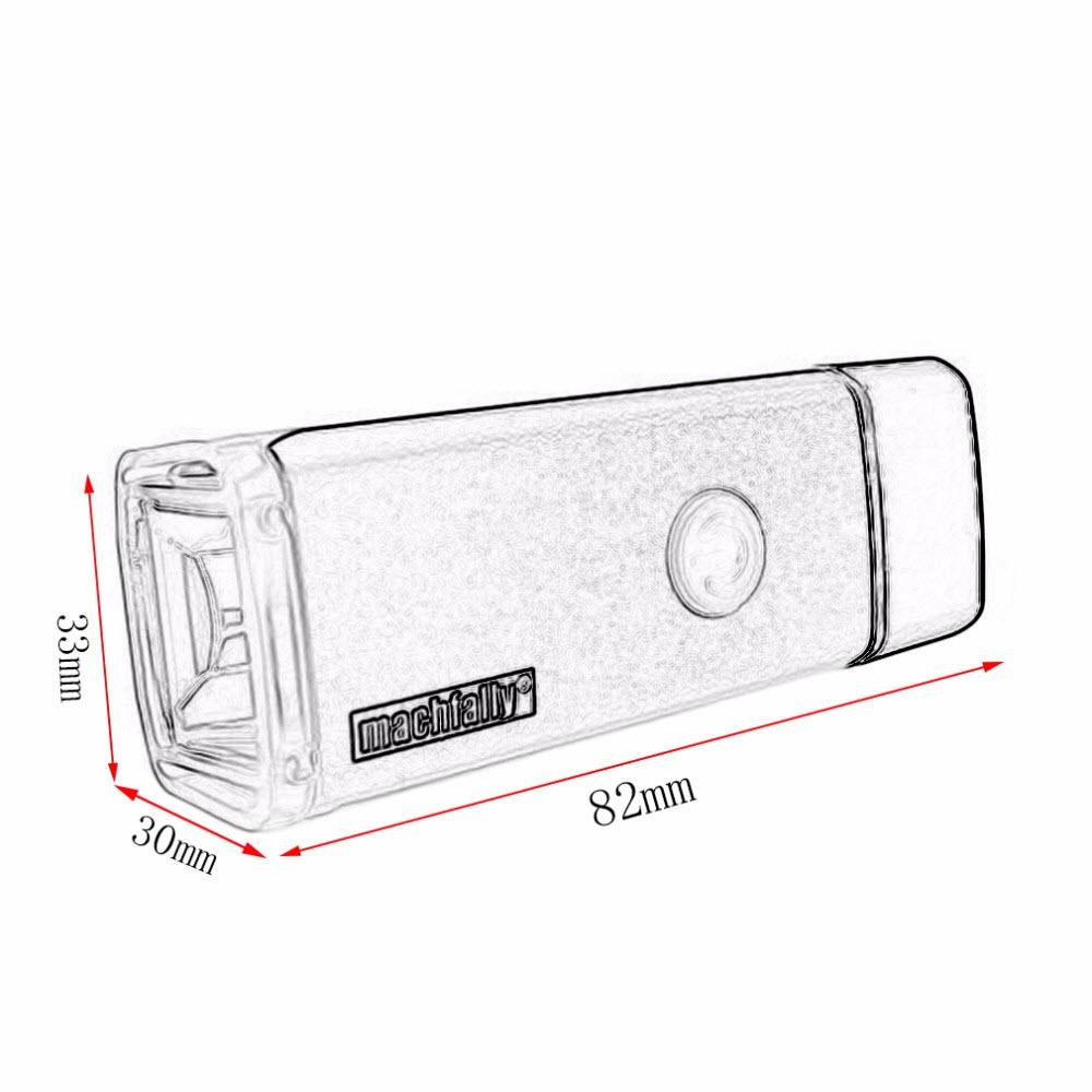 Đèn pha sạc usb Machfally Cho xe đạp