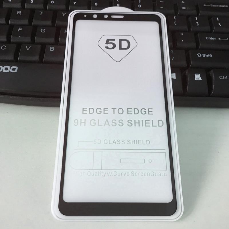 Miếng dán 5D Full màn cho Samsung Galaxy A8 Star - Đen