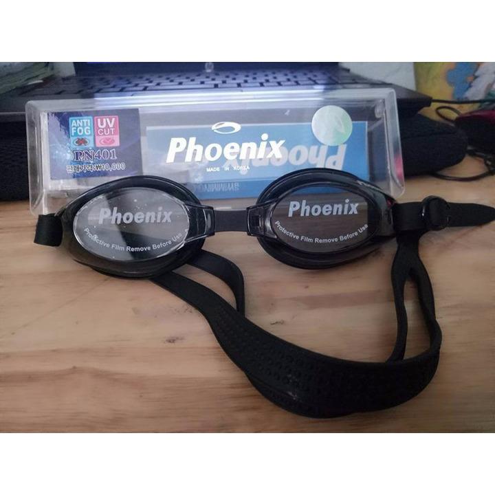 kính bơi hàn quốc Phoenix PN-401D (đen)