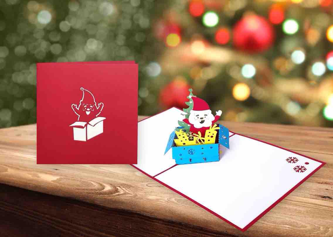 [HCM]Thiệp 3d cây thông noel thiệp giáng sinh