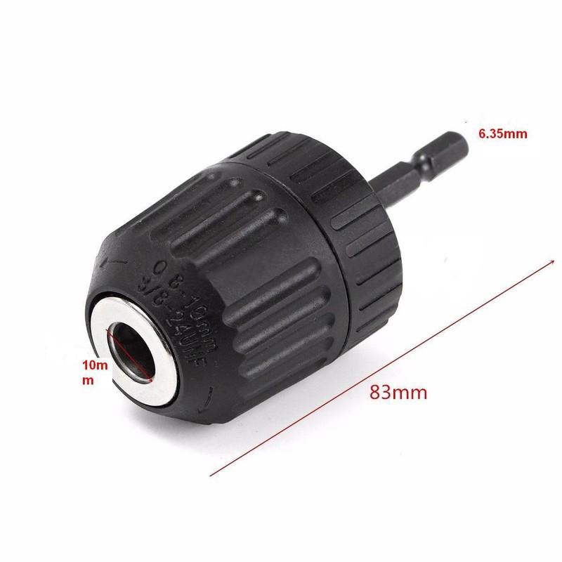 Đầu Kẹp Mang Ranh mũi khoan mở nhanh Chuyển Đổi cho máy Bắt Vít 10mm