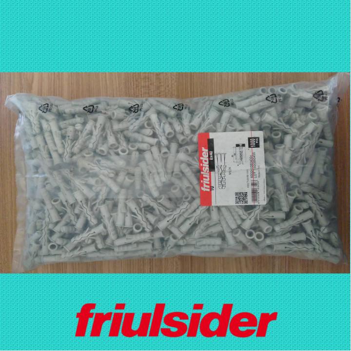 Túi 1000 cái tắc kê nhựa Friulsider TU 8x40 (Tắc kê hỏa tiễn)