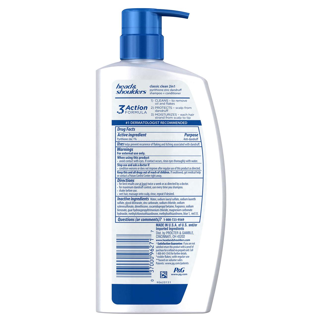 Dầu gội trị gàu Head & Shoulders Classic Clean 950ml